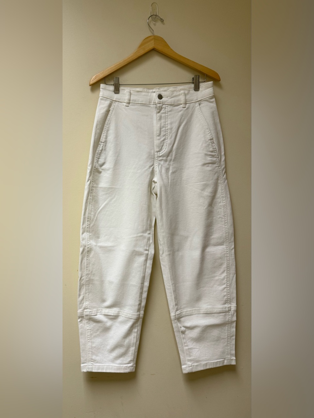 🌟Everlane The Utility Barrel Pant in a bone 🌟